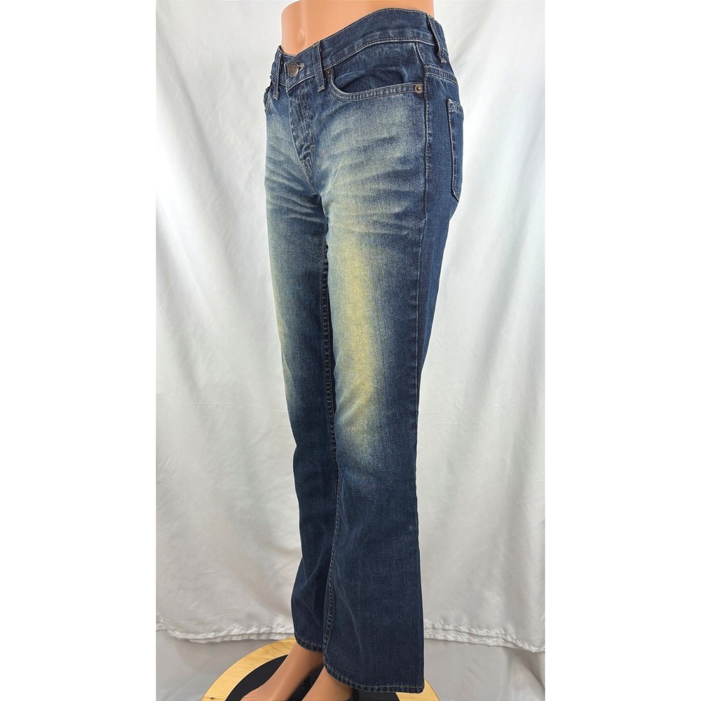 American Eagle Women's Bootcut Jeans Size 0 Faded Indigo Classic - Picture 6 of 14